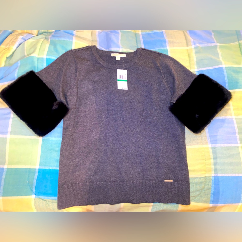 NWT Michael Kors Derby Top sz L